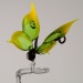 Orchideenstab 'Schmetterling', gelb-gr&uuml;n