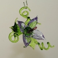 Bl&uuml;te stellend und h&auml;ngend, klein, flieder      -Neu-