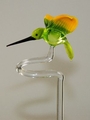 Orchideenstab  kleiner Kolibri, gr&uuml;n/ gelb