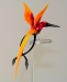 Orchideenstab ' Wunders&uuml;lfe ', rubinrot, orange, schwarz