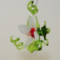 Bl&uuml;te stellend und h&auml;ngend, klein, altrosa     -Neu-
