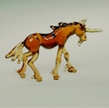 Einhorn auf 4 Beinen, klein, braun