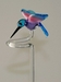 Orchideenstab  kleiner Kolibri, violett,rose,blau