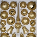 WEIHNACHTSSCHMUCK - Baumschmuck - altgold matt Stern