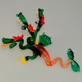 Drache 3 K&ouml;pfe,  t&uuml;rkis