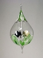 Lichtm&uuml;hle Tropfen  &Oslash; 8 cm,  'Bea', gr&uuml;n