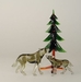Wolf mit Jungwolf