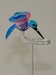 Orchideenstab  kleiner Kolibri, violett,rose,blau