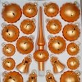 WEIHNACHTSSCHMUCK - Baumschmuck - terracotta matt W&uuml;rfel