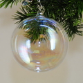 WEIHNACHTSSCHMUCK - Baumschmuck - Klarglaskugeln m.&Ouml;se