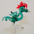 Orchideenstab Drachen , t&uuml;rkis-rot