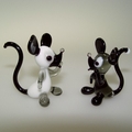 GLASTIERE - Katzen und M&auml;use - M&auml;use aus Glas
