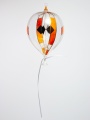 Lichtmühle Ballonform, Motiv Lilly, orange
