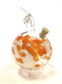 Fruchtfliegenfalle Apfelform orange