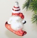 Schneemann auf Snowboard