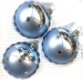 Eisblau Silber Würfelmuster