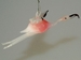 Flamingo fliegend, altrosa