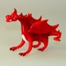 Drachen rot groß