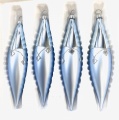 Eisblau Silber W&uuml;rfelmuster