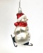 Schneemann auf Schlittschuh