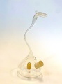 Glasschreiberst&auml;nder mit Fass (ohne Schreiber)