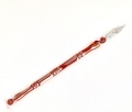Glasschreiber rot