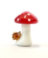 Fliegenpilz mit Igel