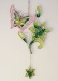 Hänger Blume und Schmetterlingl grün Tiffany