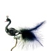Schwan schwarz/silber mit Krone