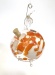 Fruchtfliegenfalle Apfelform orange