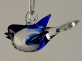 Vogel z. Hängen, Blaumeise kristall-blau
