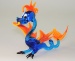 Drachen stehend, blau-orange     -NEU-