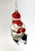Schneemann auf Schlittschuh
