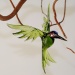 Kolibri zum Hängen, groß, grün