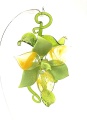 Bl&uuml;tenzweig zum H&auml;ngen und Liegen, citrusgelb/gr&uuml;n